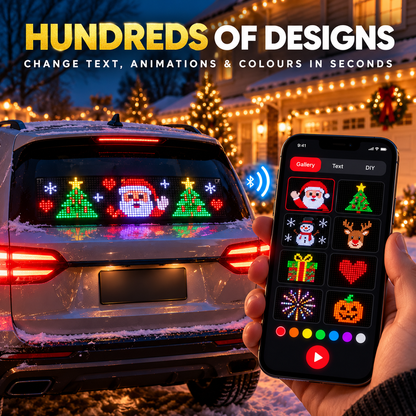 Merry Drive™ Christmas LED Car Window Display